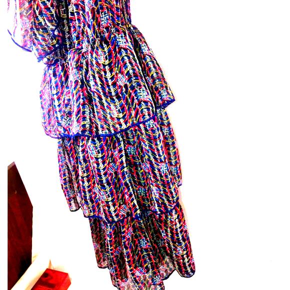 Twenty-One Women's Light Soft & Flowy Ruffled Multi-Level Dress Size M - Picture 2 of 4